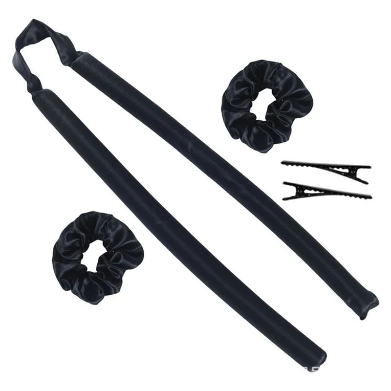 Heatless Curling Rod Headband No Heat Hair Curlers Ribbon Hair Rollers Sleeping Soft Curl Bar Wave Formers DIY Hair Styling Tool