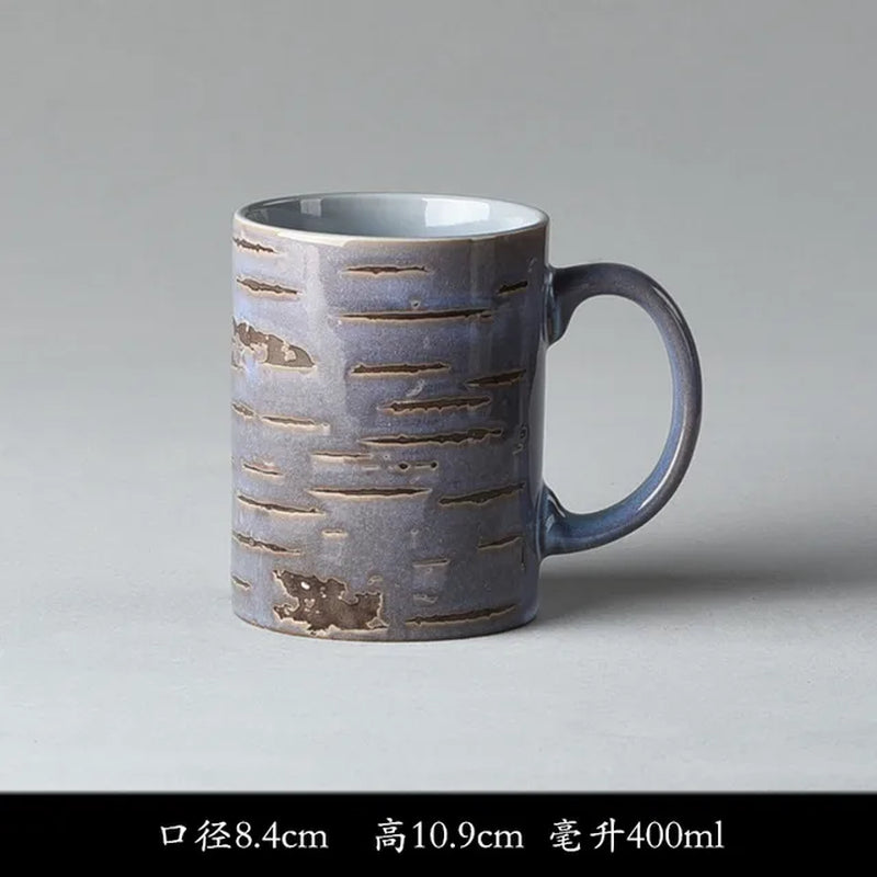 Ceramic Cup, Coffee Cup, Minor Defects, Simple, Large Capacity Milk Cup, Breakfast, Home, Office, Tea Cup