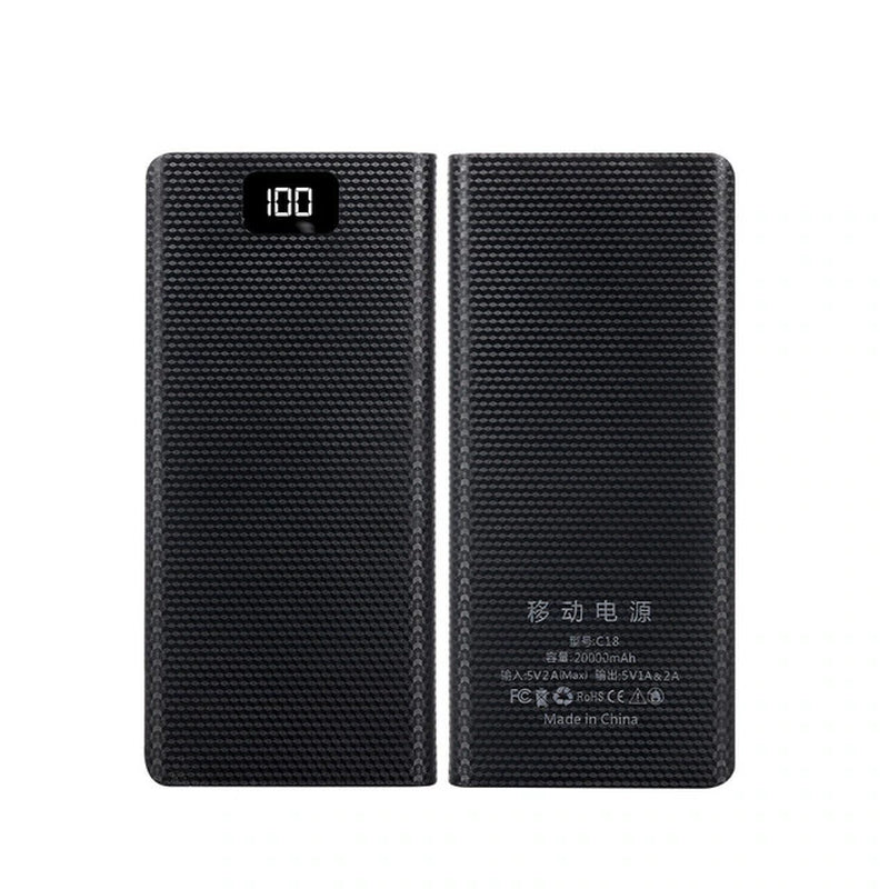 8X18650 Power Bank Battery Box Shell Case DIY Type-C Micro USB Mobile Phone Charger Box Case 5V for Charging Mobile Phones