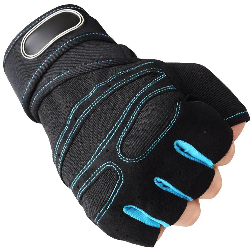 Gym Gloves Fitness Weight Lifting Gloves Body Building Training Sports Exercise Sport Workout Bicycle Glove for Men Women M/L/XL