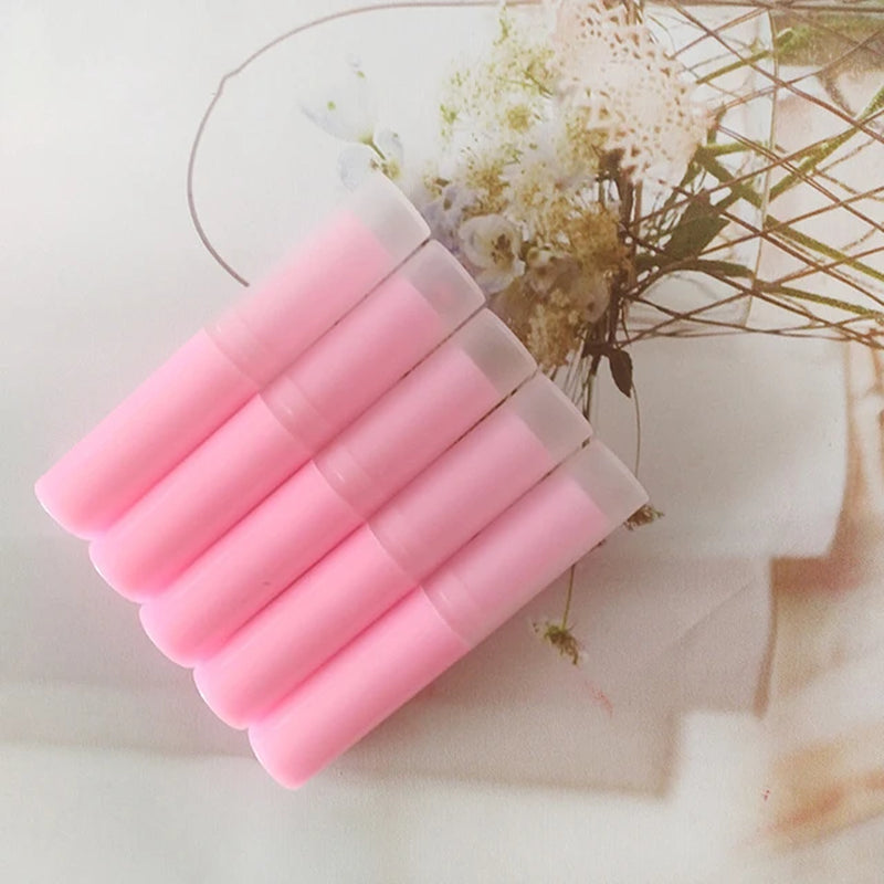 5Pcs/Lot 3G Lip Balm Container with Caps Mini Empty Lip Balm Stick Tube Lipstick Easy to Carry Small Size