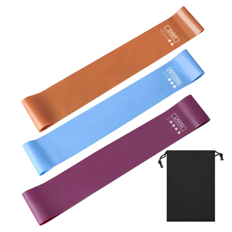 5 Pcs/Set Fitness Rubber Bands Elastic Band for Sports Yoga Exercise Gum Glute Training Workout Equipment Gym Resistance Leagues