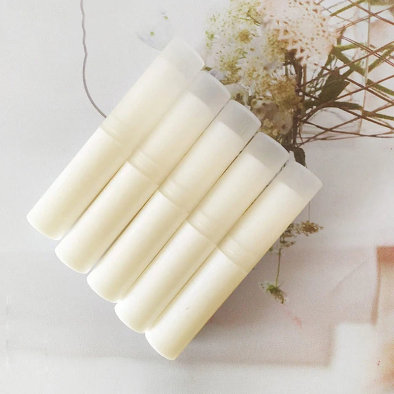 5Pcs/Lot 3G Lip Balm Container with Caps Mini Empty Lip Balm Stick Tube Lipstick Easy to Carry Small Size