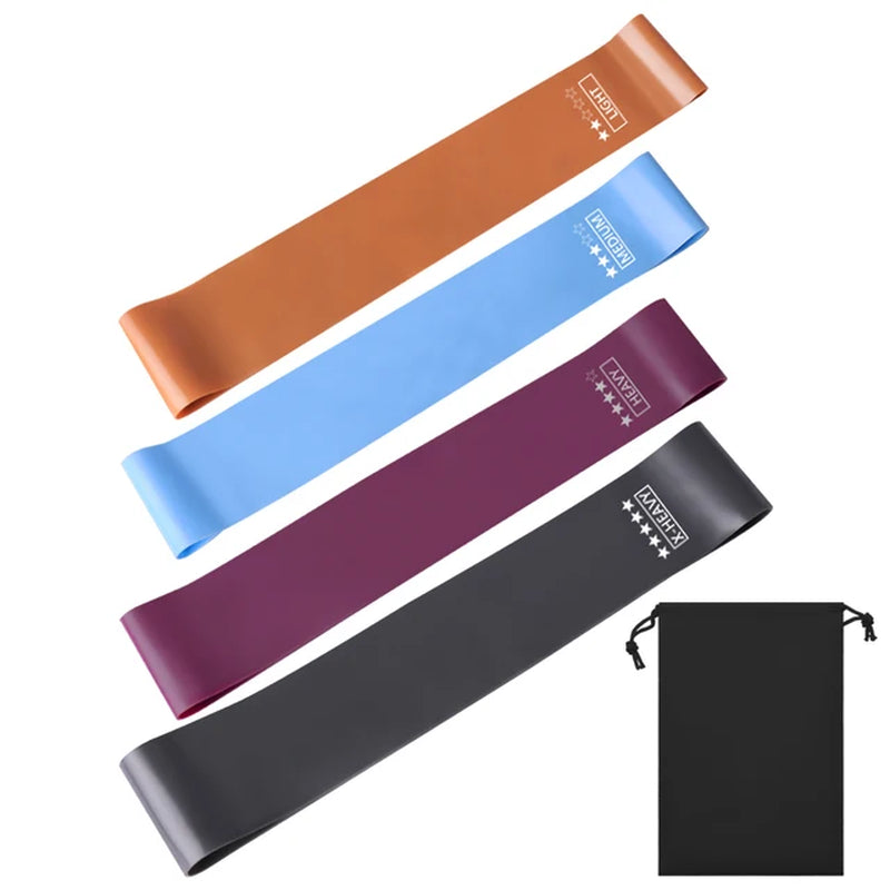 5 Pcs/Set Fitness Rubber Bands Elastic Band for Sports Yoga Exercise Gum Glute Training Workout Equipment Gym Resistance Leagues