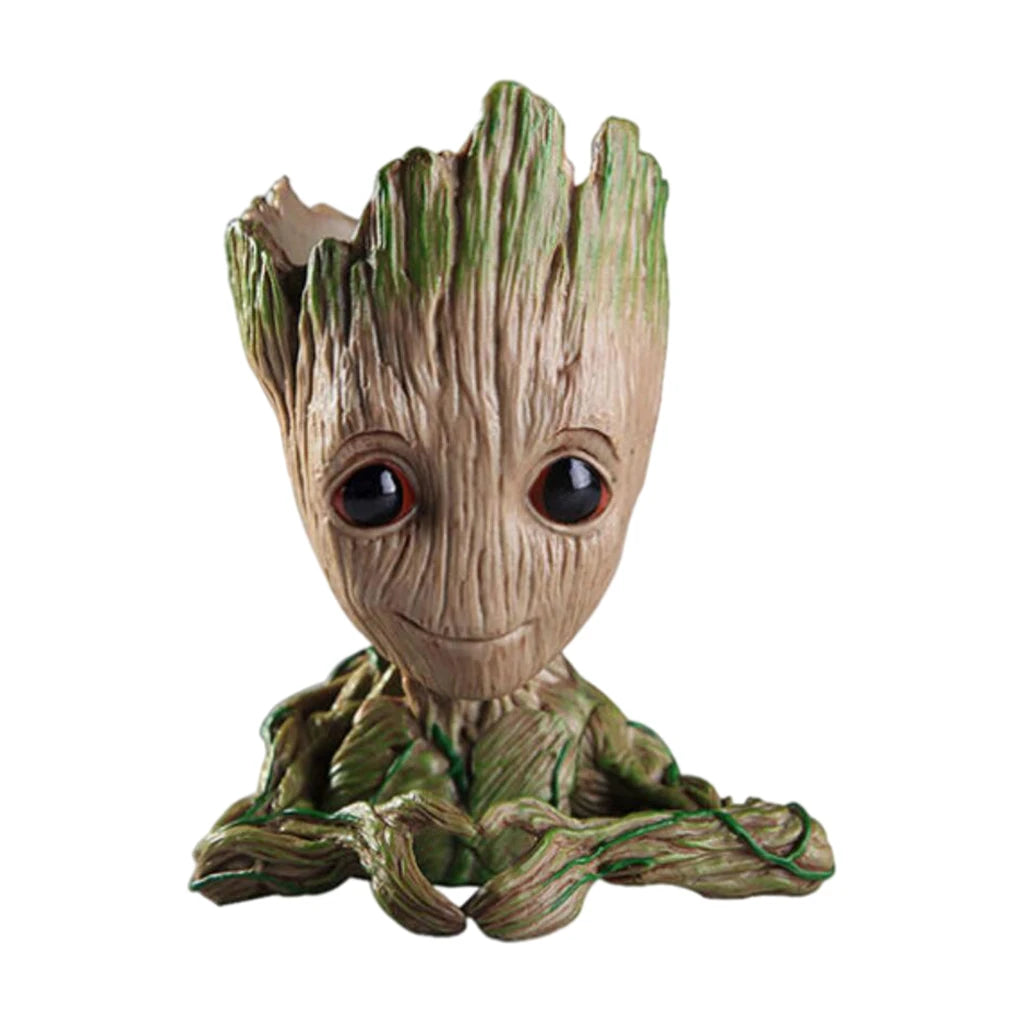 Baby Groot Flower Pot Home Decoration Planter Action Figures Cute Tree Man Model Toy Pen Holder Creative Garden Planter Pots