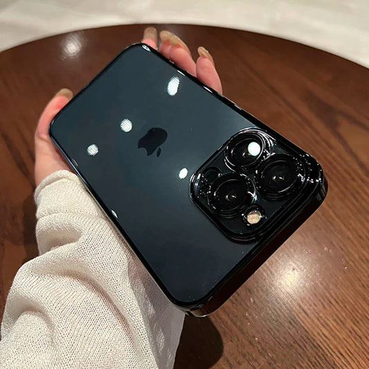 Luxury Plating Square Clear Phone Case