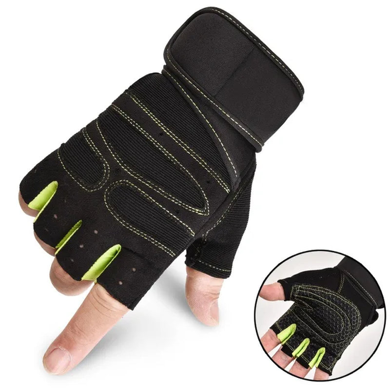 Gym Gloves Fitness Weight Lifting Gloves Body Building Training Sports Exercise Sport Workout Bicycle Glove for Men Women M/L/XL