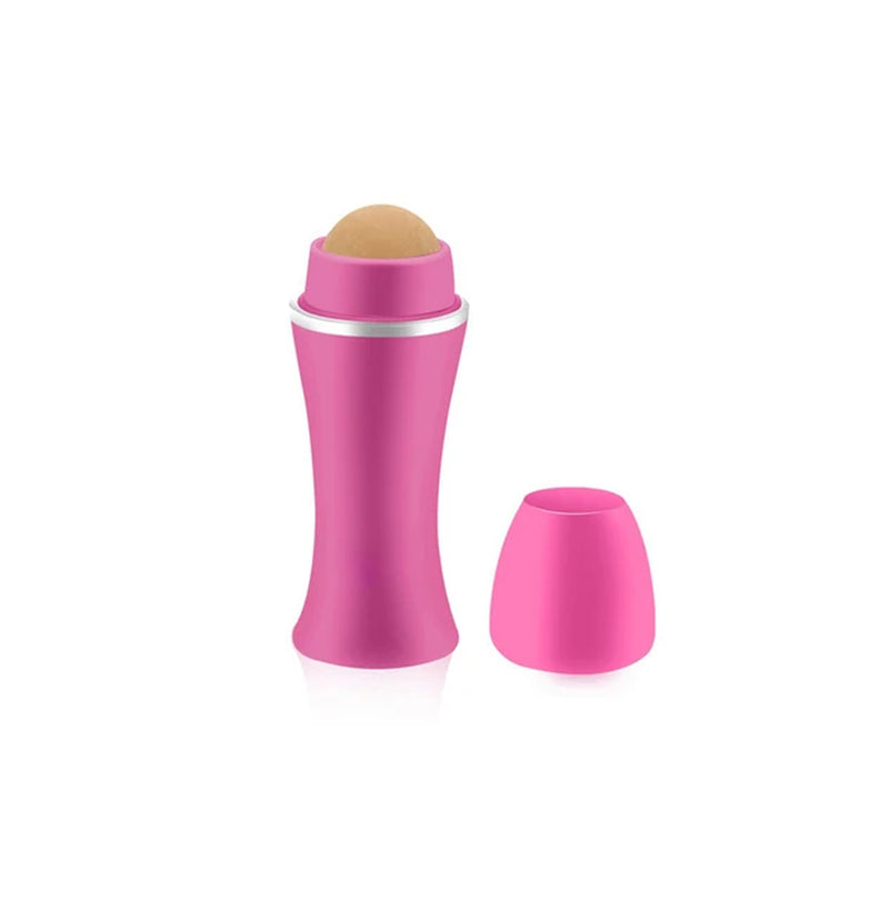 Face Oil Absorbing Roller Volcanic Stone Blemish Remover Face T-Zone Oil Removing Rolling Stick Ball Summer Face Shiny Changing