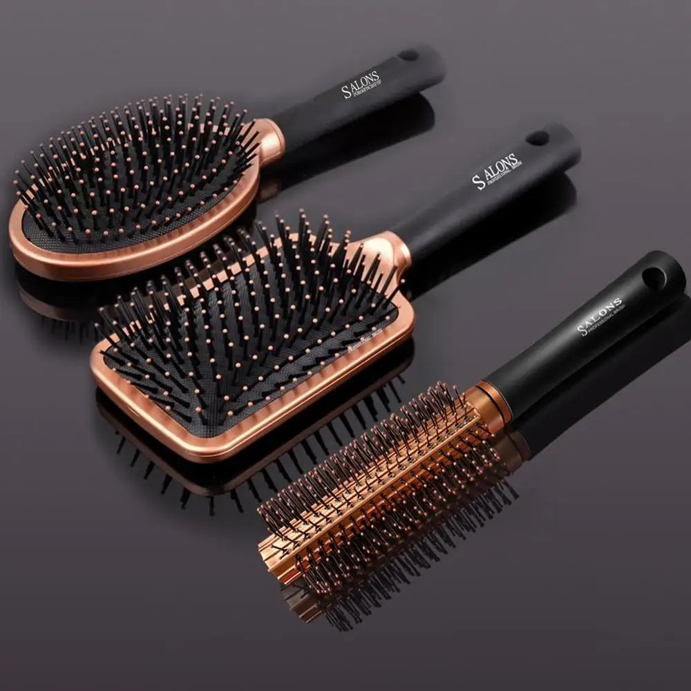 4 Styles Massage Comb Hair Brush Anti-Static Curly Comb Air Bag+Nylon Women anti Tangle Scalp Comb Salon Beauty Styling Tools
