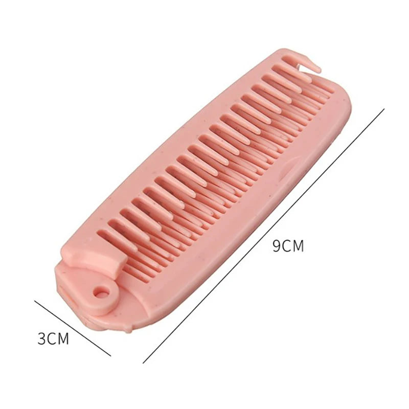 4 Colors 170 X 20 X 10Mm Foldable Hair Comb Pocket Clip Hair Moustache Beard Comb Hair Styling Tool Hairdressing Comb