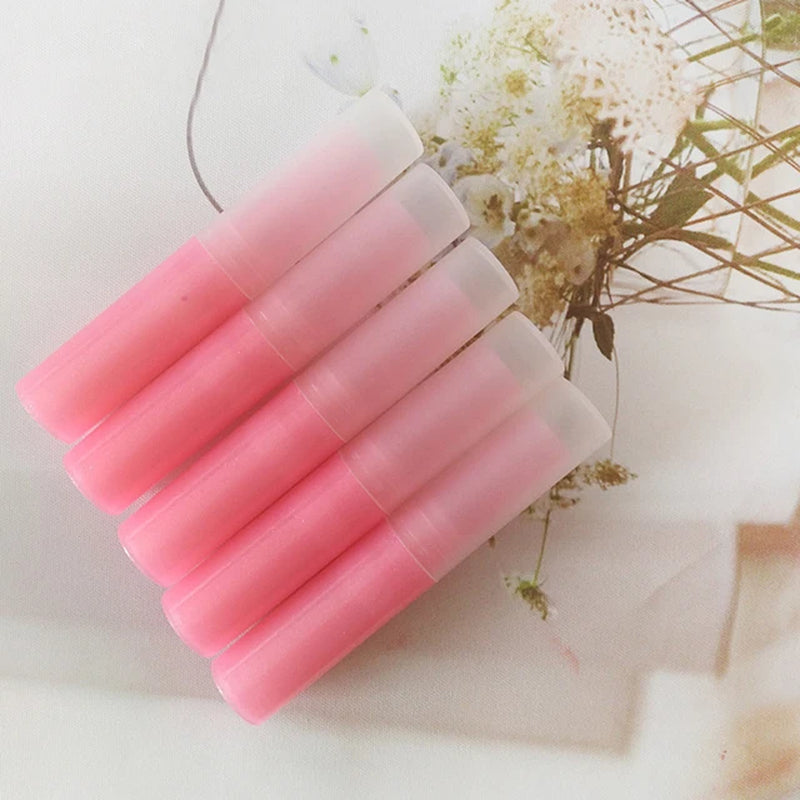 5Pcs/Lot 3G Lip Balm Container with Caps Mini Empty Lip Balm Stick Tube Lipstick Easy to Carry Small Size