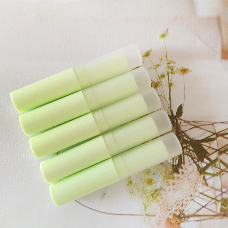 5Pcs/Lot 3G Lip Balm Container with Caps Mini Empty Lip Balm Stick Tube Lipstick Easy to Carry Small Size