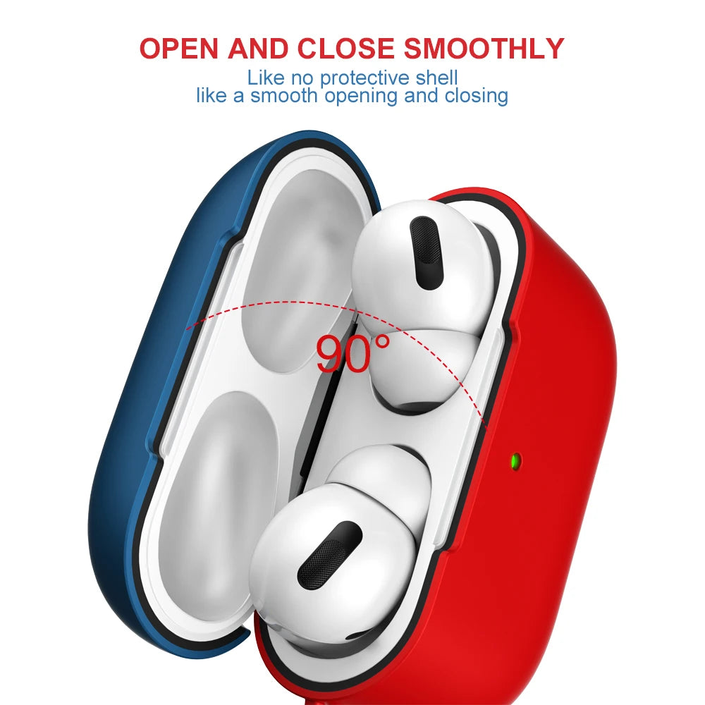 For Apple Airpods Pro Air Pods Matte Case Cover Silicone Earphone Protective Skin Bag Earpods Original Luxury Brand Accessory