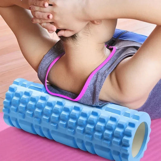 Yoga Column Gym Fitness Foam Roller Pilates Yoga Exercise Back Muscle Massage Roller Soft Yoga Block Muscle Roller Therapy Stick