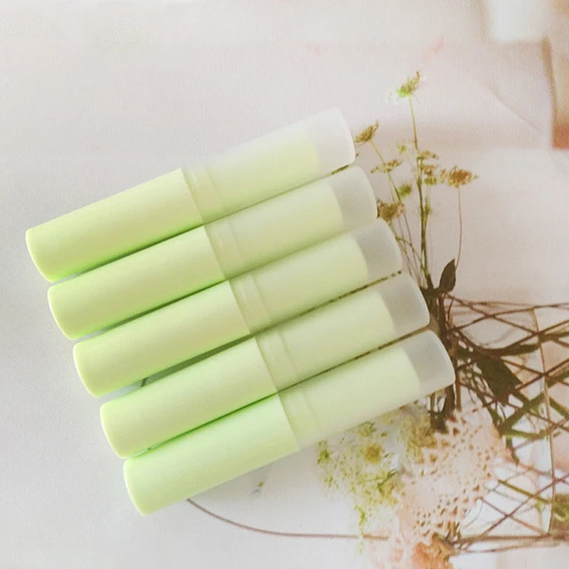 5Pcs/Lot 3G Lip Balm Container with Caps Mini Empty Lip Balm Stick Tube Lipstick Easy to Carry Small Size