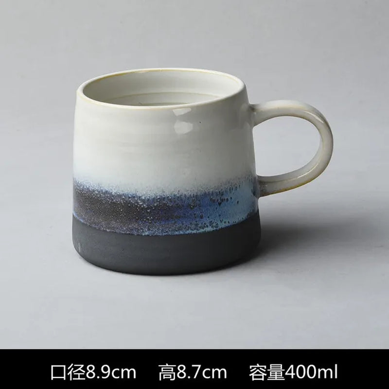 Ceramic Cup, Coffee Cup, Minor Defects, Simple, Large Capacity Milk Cup, Breakfast, Home, Office, Tea Cup