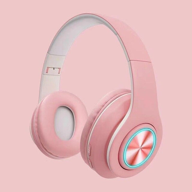 Headsets Gamer Headphones Blutooth Surround Sound Stereo Wireless Earphone USB with Microphone Colourful Light PC Laptop Headset