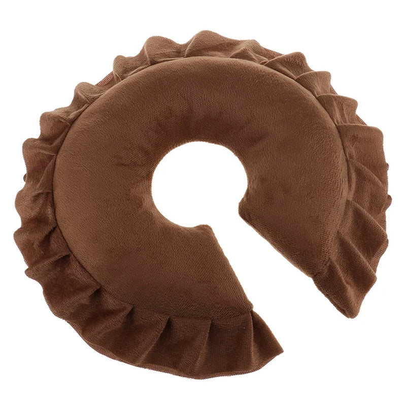 U Shape Soft Spa Salon Massage Bed Table Cradle Face Pillow Neck Head Cushion for Home Travel SPA Salon Massage Bed