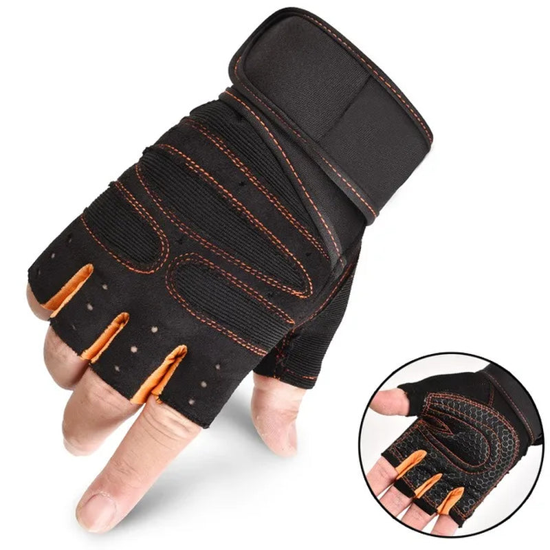 Gym Gloves Fitness Weight Lifting Gloves Body Building Training Sports Exercise Sport Workout Bicycle Glove for Men Women M/L/XL