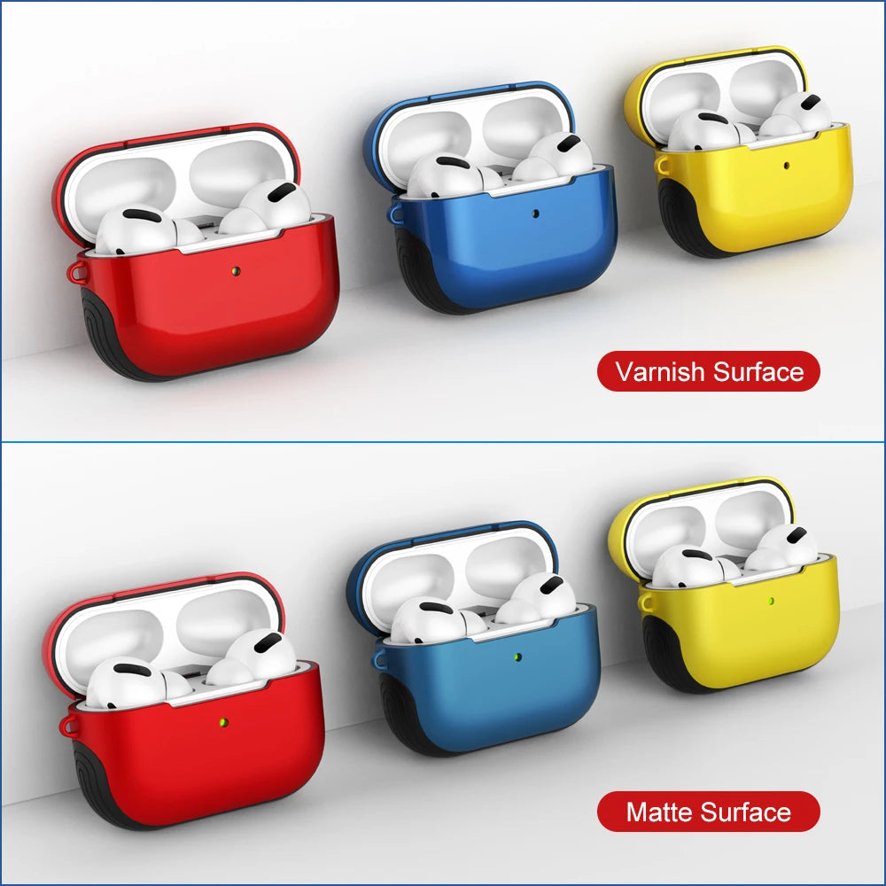 For Apple Airpods Pro Air Pods Matte Case Cover Silicone Earphone Protective Skin Bag Earpods Original Luxury Brand Accessory