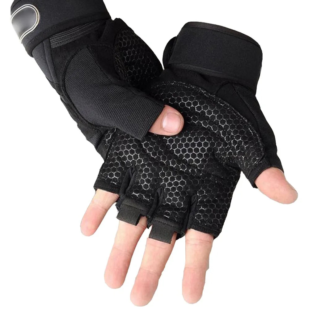 Gym Gloves Fitness Weight Lifting Gloves Body Building Training Sports Exercise Sport Workout Bicycle Glove for Men Women M/L/XL