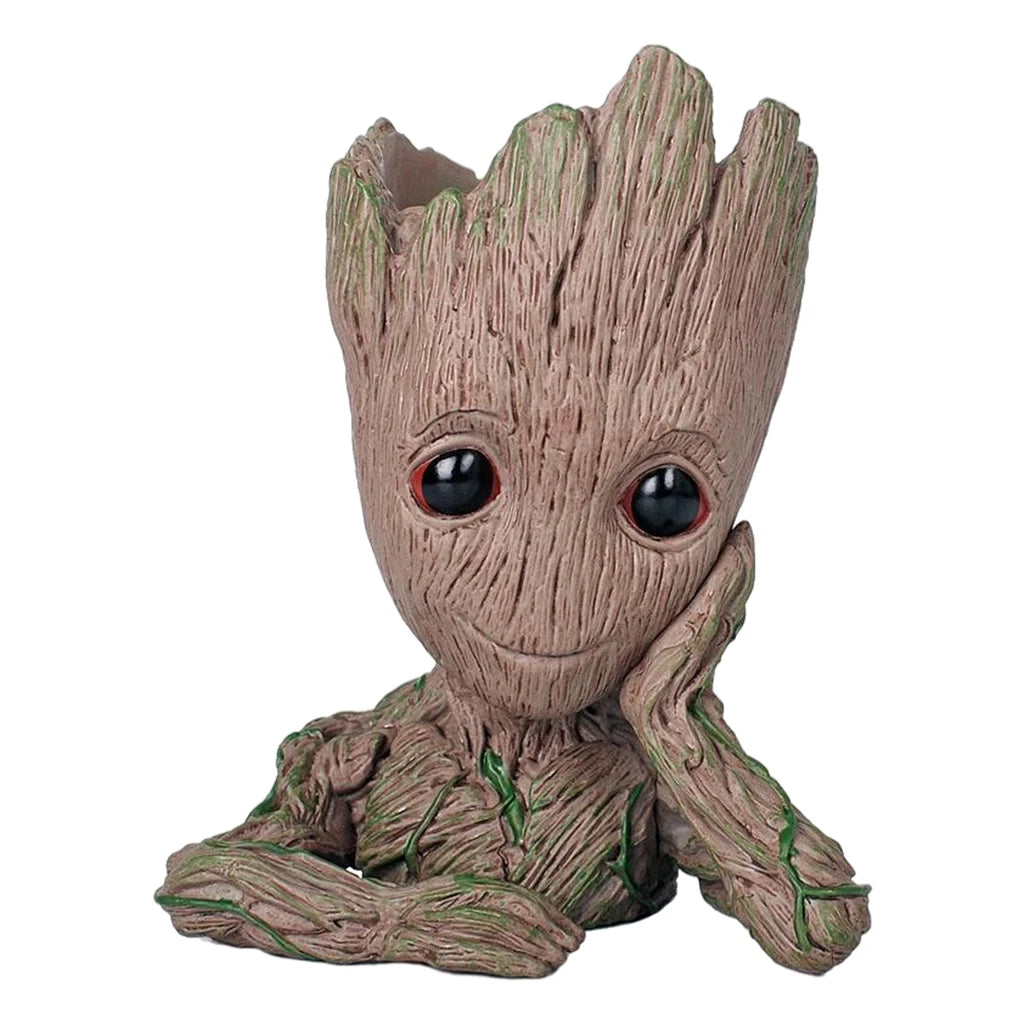 Baby Groot Flower Pot Home Decoration Planter Action Figures Cute Tree Man Model Toy Pen Holder Creative Garden Planter Pots