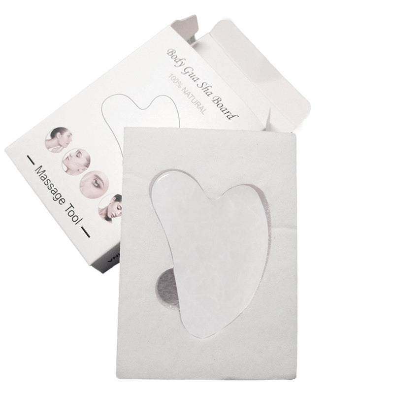 Natural Jade Scraper Gua Sha Board Massage Rose Quartz Jade Guasha Stone for Face Neck Skin Lifting Beauty Health Massage Tools