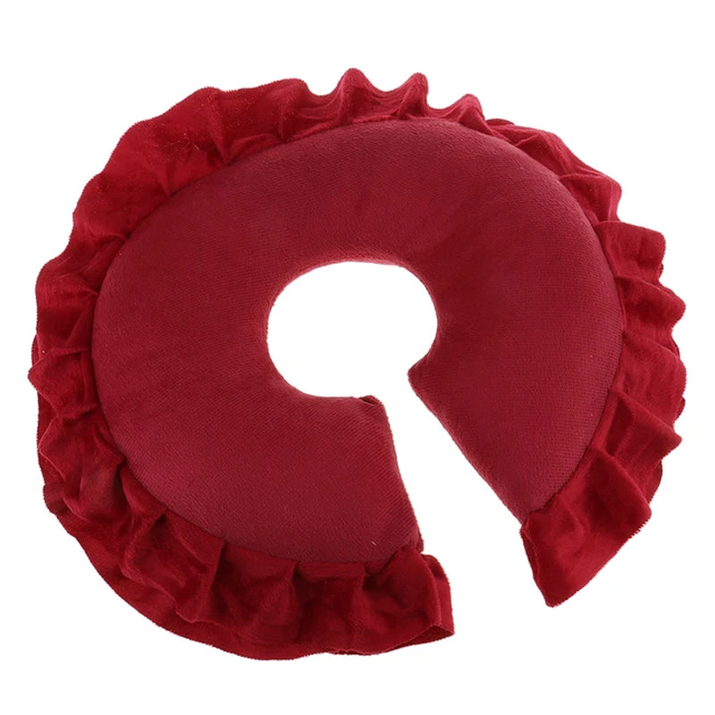 U Shape Soft Spa Salon Massage Bed Table Cradle Face Pillow Neck Head Cushion for Home Travel SPA Salon Massage Bed