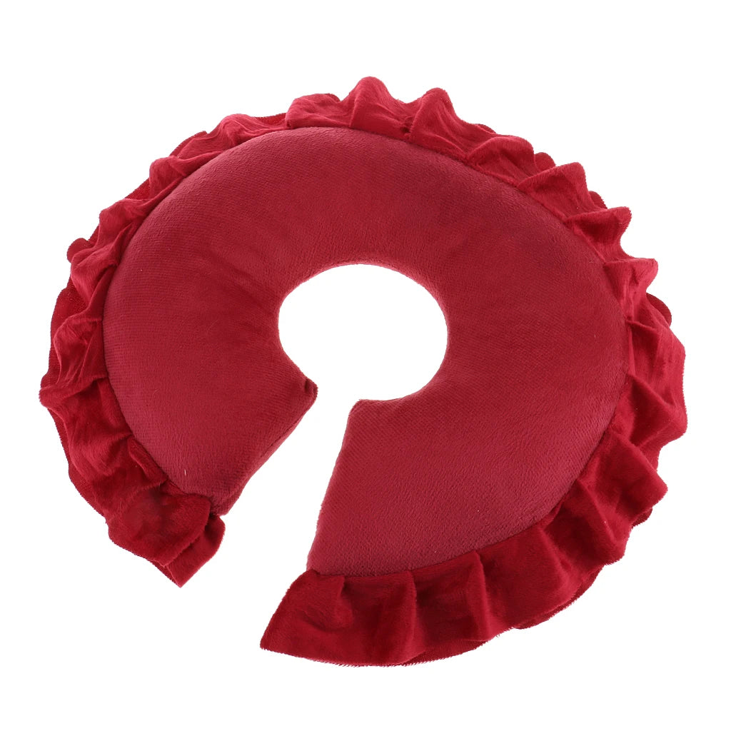 U Shape Soft Spa Salon Massage Bed Table Cradle Face Pillow Neck Head Cushion for Home Travel SPA Salon Massage Bed