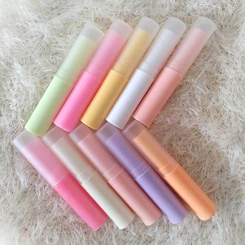 5Pcs/Lot 3G Lip Balm Container with Caps Mini Empty Lip Balm Stick Tube Lipstick Easy to Carry Small Size