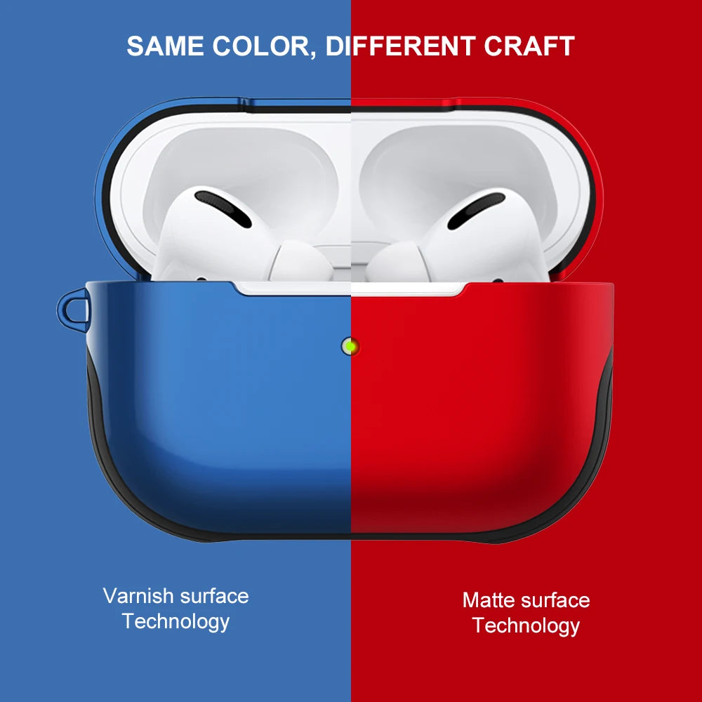 For Apple Airpods Pro Air Pods Matte Case Cover Silicone Earphone Protective Skin Bag Earpods Original Luxury Brand Accessory