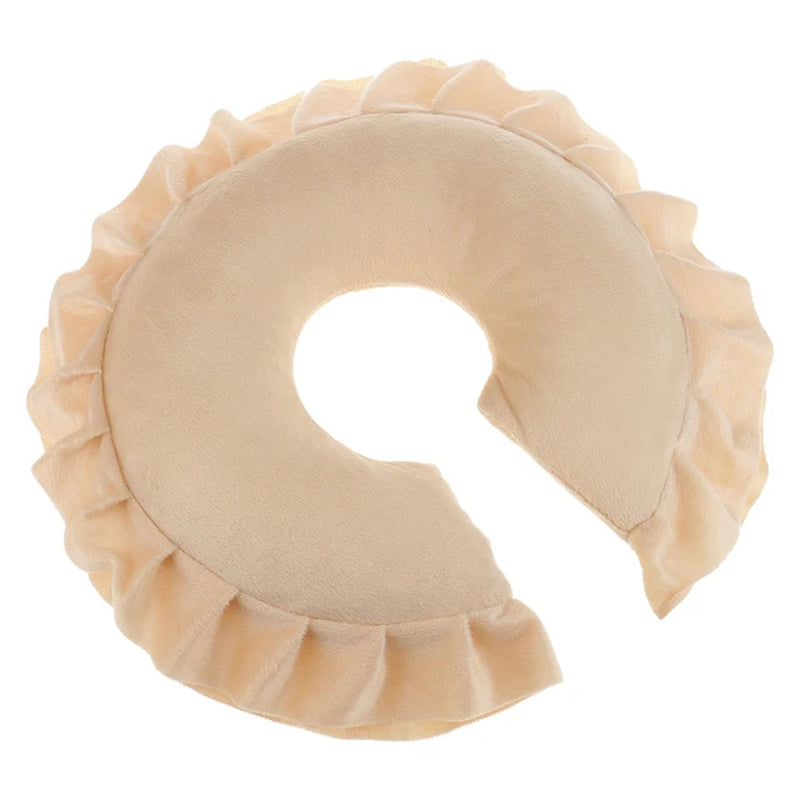 U Shape Soft Spa Salon Massage Bed Table Cradle Face Pillow Neck Head Cushion for Home Travel SPA Salon Massage Bed