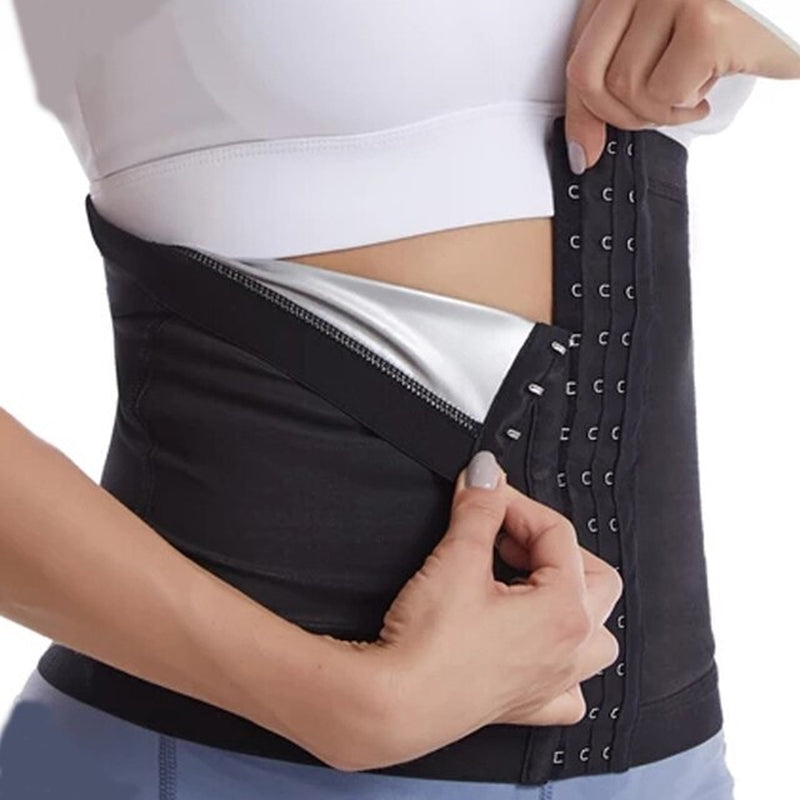 Plus Size Waist Trainer Body Shaper Tummy Slimming Belt Belly Fat Burning Corset Belt Gym Accessories Losing Weight Lumbar Belt