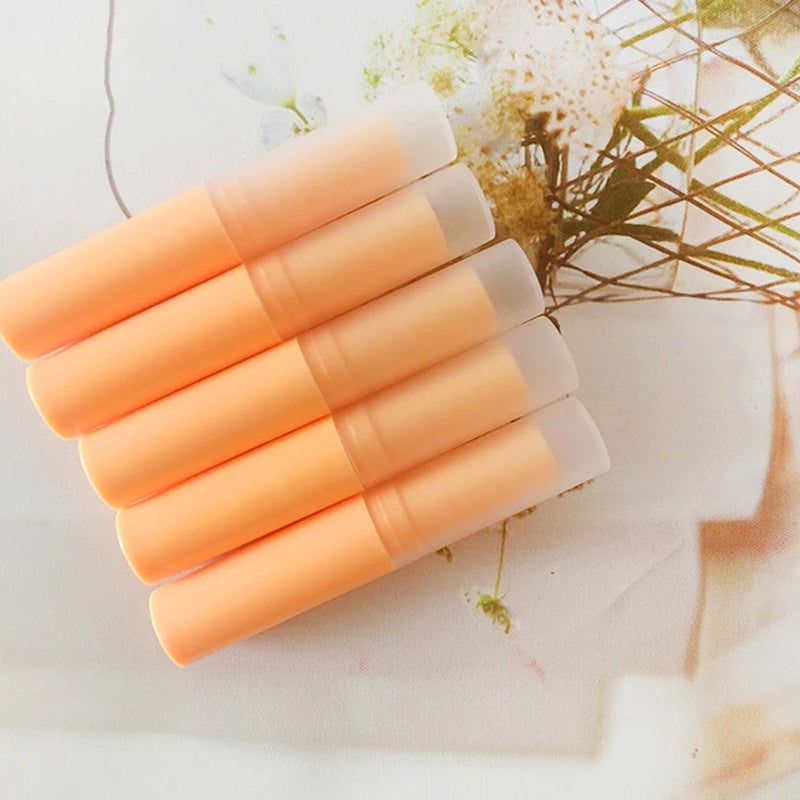 5Pcs/Lot 3G Lip Balm Container with Caps Mini Empty Lip Balm Stick Tube Lipstick Easy to Carry Small Size
