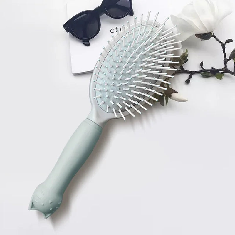 4 Styles Massage Comb Hair Brush Anti-Static Curly Comb Air Bag+Nylon Women anti Tangle Scalp Comb Salon Beauty Styling Tools