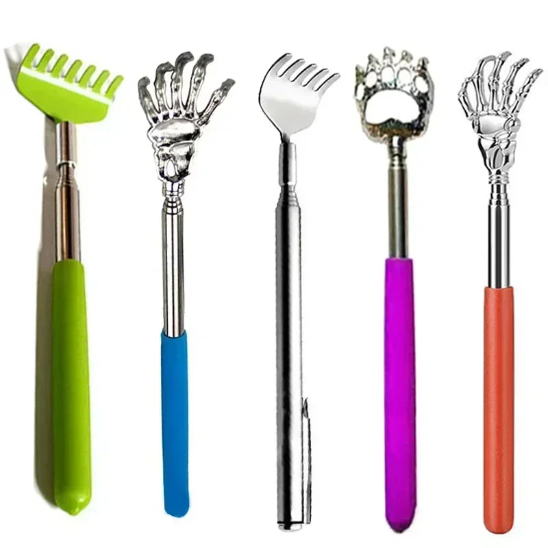 Back Scratcher Telescopic Scratching Back Scratcher Massager Kit Scraper Extendable Telescoping Itch Health Products Hackle
