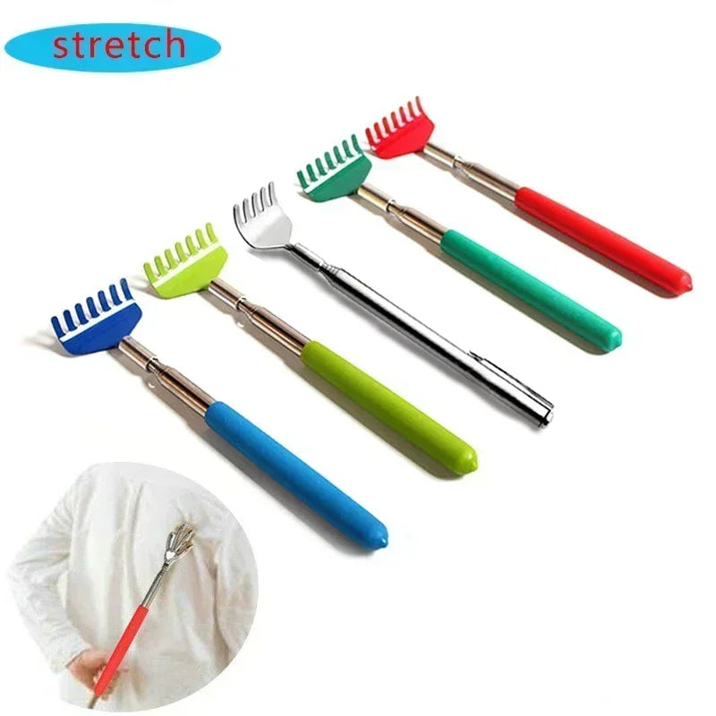 Back Scratcher Telescopic Scratching Back Scratcher Massager Kit Scraper Extendable Telescoping Itch Health Products Hackle