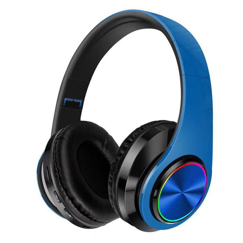 Headsets Gamer Headphones Blutooth Surround Sound Stereo Wireless Earphone USB with Microphone Colourful Light PC Laptop Headset