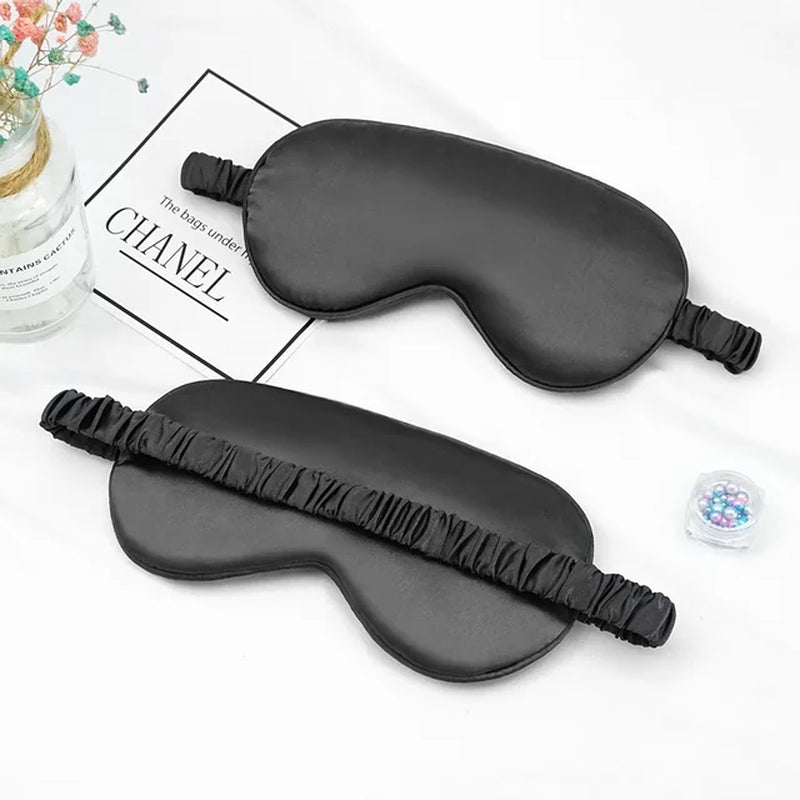 Blackout Sleep Mask Silk Eye Dream Night Mask Cover Soft Relax Eyes Bandage Sleeping Blindfold for Women Men