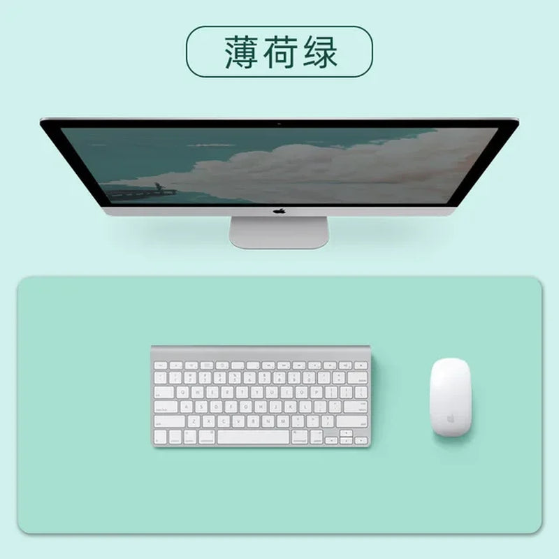 120X60/90X45Cm Large Mouse Pad PU Leather Gaming Mousepad Xxl Waterproof Antifouling Mouse Mat Offic Computer Desk Pad Mous Pad