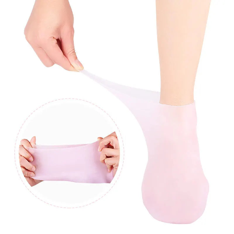 Socks Exfoliating Moisturizing anti Dry Cracked Plantar Protection Socks Exfoliating Silicone Socks Foot Skin Care Elastic Socks